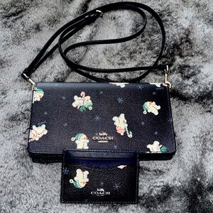 Coach limited edition 2022 snowman crossbody/wallet